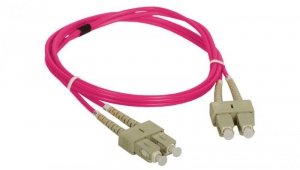 Patch cord MM OM4 SC-SC duplex 50/125 5.0m FOC-SCSC-5MMD-5-4