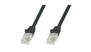 Patch cord Cat5e UTP 10m czarny CCA