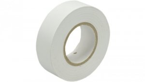 Taśma izolacyjna 19mm/20m biała PCV