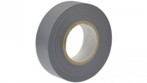 Taśma izolacyjna 19mm/20m szara PCV