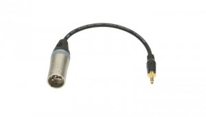 KLOTZ Przejściówka XLR 3-pin (wtyk) / Jack 3,5mm Stereo (wtyk) 0,2m