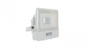 Projektor LED z czujnikiem ruchu 10W 735lm 6500K Dioda SAMSUNG IP65 Biały 5 Lat Gwarancji 20270