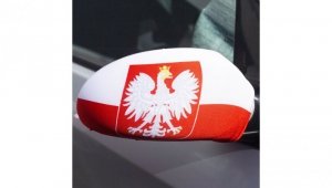 Pokrowce na lusterka samochodowe 2szt. POLSKA