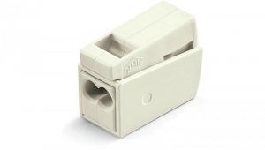 Szybkozłączka przelotowa 3x 1,0-2,5mm2 uniwersalna (na drut / na linkę) 400V/24A ORYGINALNA 100szt. 224-112