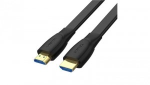 UNITEK Kabel HDMI 2.0 High Speed Ultra HD 4K@60 HDR płaski 1m