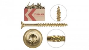 Wkręt z łbem walcowym do łączników ciesielskich TORX 5x50 MASTER Wkręt-met /250szt./