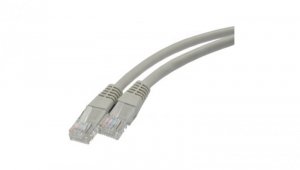 Patchcord UTP kat.6 kabel sieciowy LAN 2x RJ45 linka szary 15m