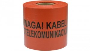 Folia ostrzegawcza POMARAŃCZOWA 20cm x 500m