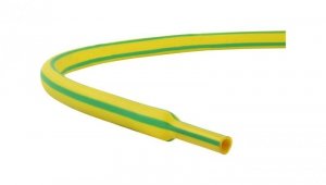 Rura termokurczliwa RC 6,4/3,2 żółto-zielona /1m