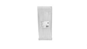 Qoltec Opaski zaciskowe wielorazowe/trytki 4.8*200mm Nylon66 UV Białe