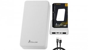 Powerbank Power bank, USB-C Extralink EPB-078W 10000mAh Biały