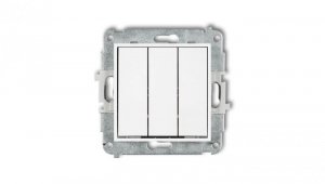 MINI Mechanizm łącznika potrójnego biały mat 25MWP-7