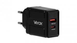 Ładowarka sieciowa USB Quick Charge USB + PD 38W premium line VA0007 Vayox