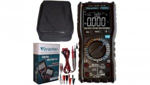 Miernik uniwersalny z pomiarem True RMS multimetr cyfrowy z wyświetlaczem LCD FORSCHER FS8216