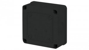 PUSZKA HERMETYCZNA NATYNKOWA CZARNA ABS 100X100X50 CZPI.100X100X50