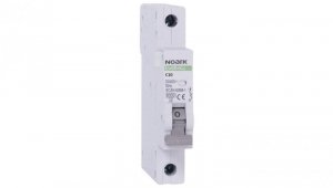 Wyłącznik nadprądowy S bezpiecznik 1-fazowy C10 (C 10A) 1-biegunowy 1P (230/400V AC) 0,75 modułu SLIM NOARK