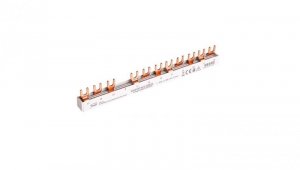 Szyna prądowa łączeniowa - widełkowa 3-fazowa 63A 12 modułów 10 mm² pod zabezp. różnicowo-prądowe SW3F(3P+N) 10 12M63A 81992206