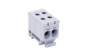 Blok rozdzielczy - odgałęźny 2 - polowy 2,5-35mm2 szary montaż płaski FJ-E35/2 1000051