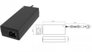POSC20600D-2555-C14 Zasilacz Desktop 120W 20V 6A z wtykiem DC - 5.5x2.5mm