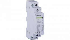 Stycznik modułowy cewka 20A 230V AC 2xNO TH35 NOARK