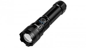 Latarka akumulatorowa taktyczna 600lm 10W LED powerbank VA0179 VAYOX