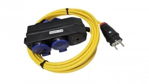 EXTREME Przedłużacz 3x1,5 PUR H07BQ-F 15m 4-fach 1323715