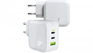 ŁADOWARKA SIECIOWA Green Cell POWERGAN 65W 2xUSB-C 1xUSB-A CHARGC08W