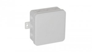 Puszka natynkowa pusta 12 wlotów VIPLAST V6 klik BIAŁA IP54 85x85x41mm 036-01