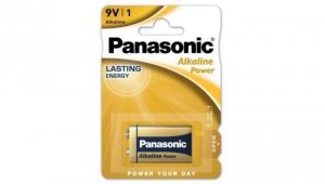 Bateria 6LR61 PANASONIC 9V Alcaline (blister 1 szt.)