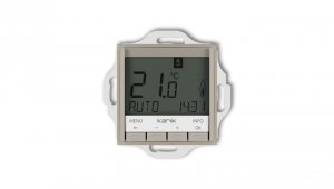 MINI Mechanizm uniwersalnego elektronicznego tygodniowego regulatora temperatury (podświetlenie białe) taupe 60MRT-3.1