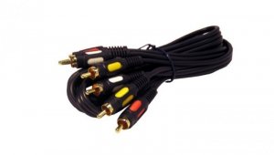 Kabel 3*RCA łezka 1,5m