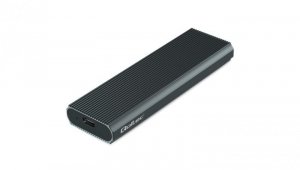 Qoltec Aluminiowa Obudowa Kieszeń na dysk M.2 SSD NVMe PCIe USB 3.1 Super speed 10Gb/s 4TB Grafit