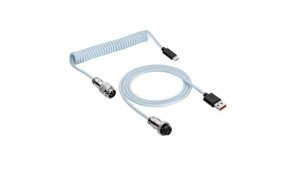 Kabel USB Akyga AK-USB-48 USB A (m) / USB type C (m) Spiralny Aviator ver. 2.0 3m