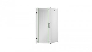 Szafa sieciowa stojąca Hyper Pro 19 26U rack 600x800, drzwi przód szyba, szary, 1000kg DN-51005