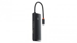 Baseus Lite Series wielofunkcyjny HUB USB Typ C - 2 x USB 3.0 / USB Typ C / HDMI 1,4 / SD/TF OTG cza
