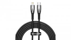 Kabel Baseus CADH000101 Lightning - USB-C PD 20W 480Mb/s 2m - czarny