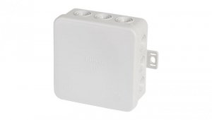 Puszka instalacyjna natynkowa typu KLIK 85x85x40mm hermetyczna IP54 szara E113 F-TRONIC