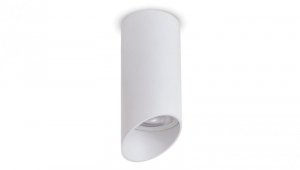 Oprawa natynkowa / tuba Maclean, punktowa, okrągła, aluminiowa, GU10, 55x130mm, kolor biały, MCE360 W