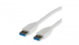 Kabel VALUE USB 3.2 Gen 1, typ A-A, biały, 1,8 m