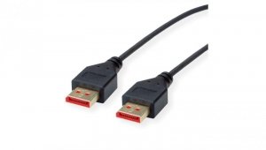 ROLINE Kabel DisplayPort, DP v1.4, M/M, DUN, czarny, 1,5 m