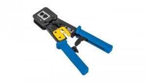 zaciskarka do modułowych wtyków przelotowych RJ45/RJ12/RJ11