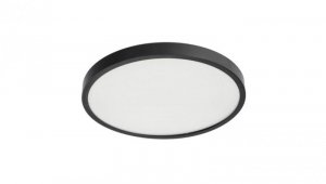 Plafon LED PERETI 24W czarny pierścień 35cm, 4000K barwa neutralna, 2400lm, IP44, 220-240V EDO777614 EDO Solutions