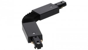 Łącznik elastyczny do szyny, giętki MEVA PRO Flex Connector-A Black, czarny EDO777529 EDO