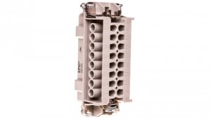 Wkład złącza 16P+PE męski 16A 500V EPIC H-BE 16 SS 1-16 10194100