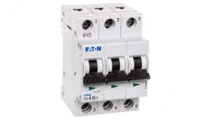 Wyłącznik nadprądowy 3P K 25A 15kA AC FAZ-K25/3 278913