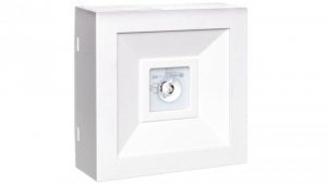 Oprawa awaryjna LOVATO N LED 3W (opt. otwarta) 1h jednozadaniowa biała LVNO/3W/C/1/SE/X/WH