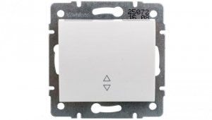 LOGI Łącznik schodowy śrubowy 10AX 250V biały 021050102 25072