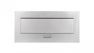 Przedłużacz biurkowy 223x108mm 3x gniazdo z uziemieniem aluminium AE-PB03GU-53