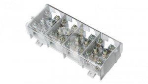 Listwa zaciskowa LG 4x95/35 termoplastyczna z osłoną TH35 E.4026