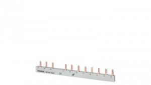 Szyna łączeniowa 3P 10mm2 sztyftowa 11 modułowa (dla RCCB 3+N z prawej strony) pełna izolacja 5ST3624